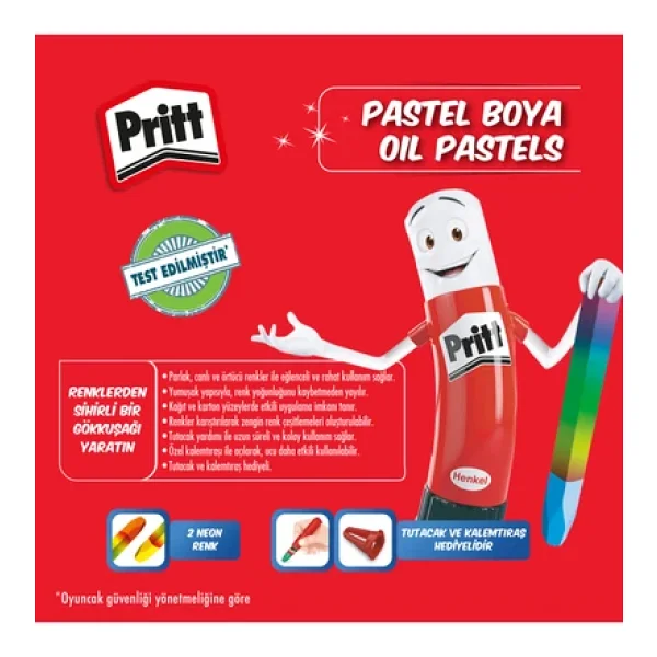 Pritt 36'lı Pastel Boya - Çantalı Ambalaj - Görsel 2