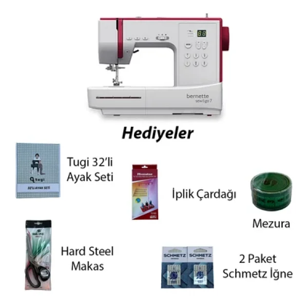 Bernette Sew Go 7 Ev Tipi Dikiş Makinesi - Görsel 3