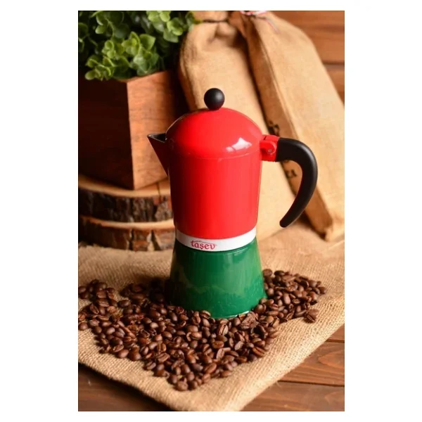 Taşev T1197 Adamo 6 Fincan Moka Pot - Görsel 10