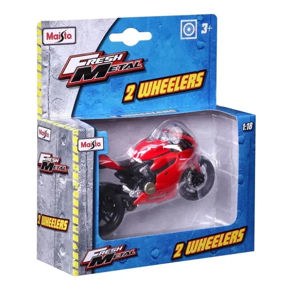 Maisto 1:18 Ducati 1199 Panigale Model Motor Kırmızı 31300 - Görsel 6