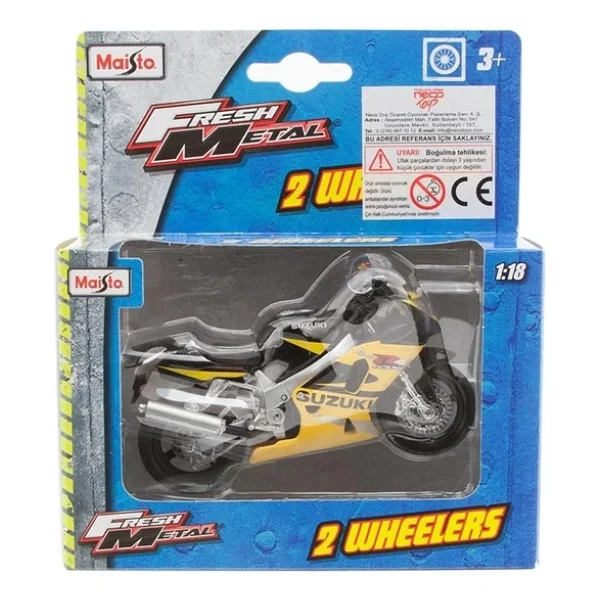 Maisto 1:18 Suzuki Gsx-R600 Model Motorsiklet - Görsel 4