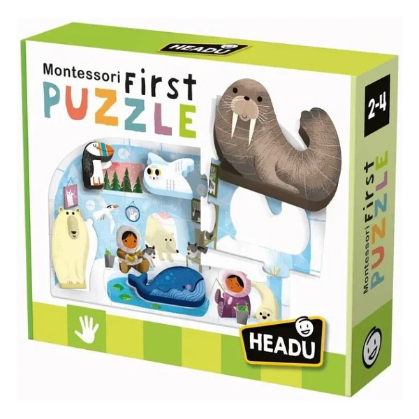 Headu Montessorı Fırst Puzzle Pole 2-4 Yaş - Görsel 3