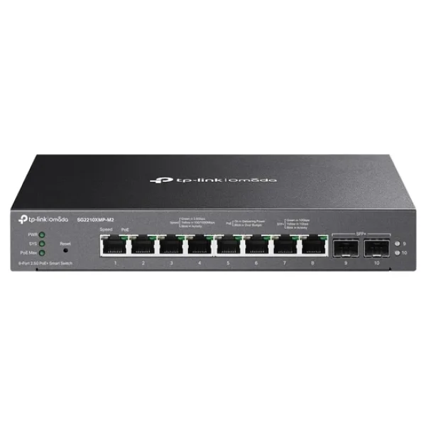 Tp-Link Sg2210xmp-M2 8 Port 2.5g Gigabit Poe Switch - Görsel 5