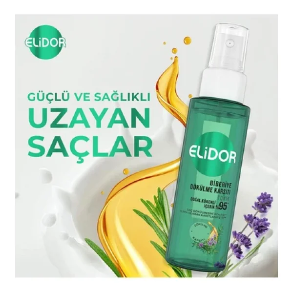 Elidor Biberiye Dökülme Karşıtı 90 Ml Saç Toniği - Görsel 6