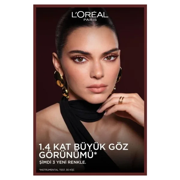L'oreal Paris Panorama Chromatic Hacim Veren Bordeaux Cashmere Maskara - Görsel 5