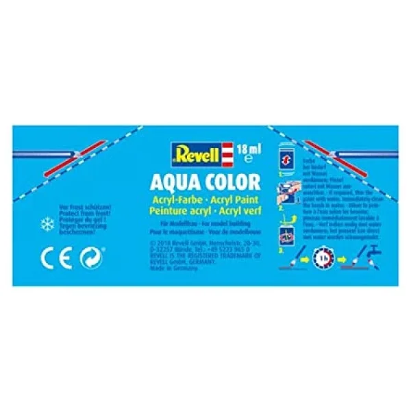 Revell - Su Bazlı Maket Boyası Gümüş Metalik 18 Ml (36190) - Görsel 2