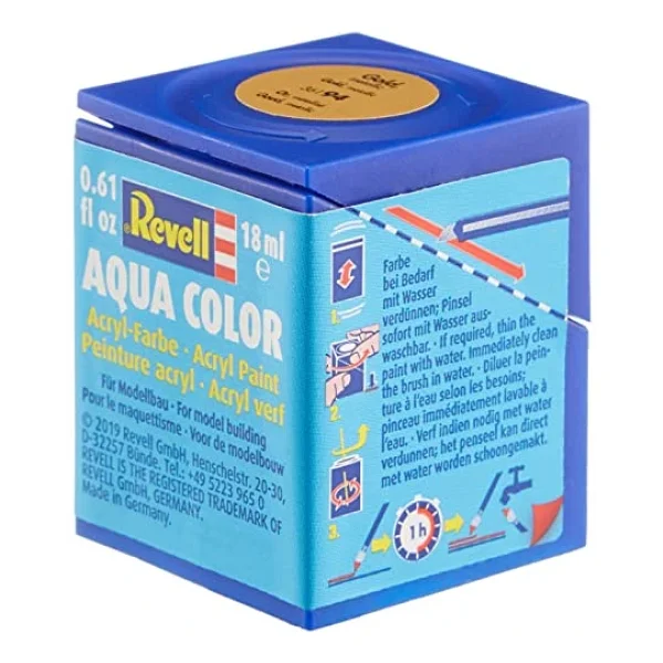 Revell - Su Bazlı Maket Boyası Altın Metalik 18 Ml (36194) - Görsel 6