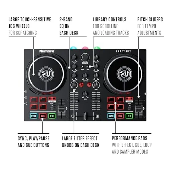 Numark Party Mix Iı Dj Controller - Görsel 8