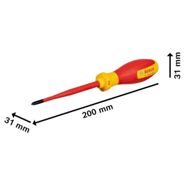 Bosch Professional Vde Yıldız Tornavida Ph1 X 100mm (1x Tornavida Ph1 X 100mm) - Görsel 6