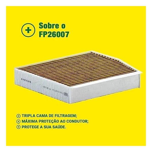 MANN-FILTER FreciousPlus - Anti-Alerjen Kabin Filtresi FP 26 007 (Mercedes) - Görsel 3