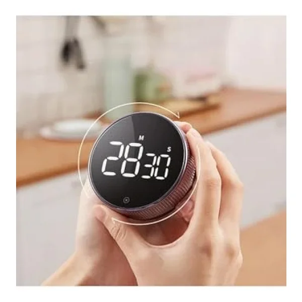 Mutfak Ve Ders Için Dijital Zamanlayıcı, LED Ekranlı, Mıknatıslı, Kronometre, Alarm, Geri Sayım - Görsel 4