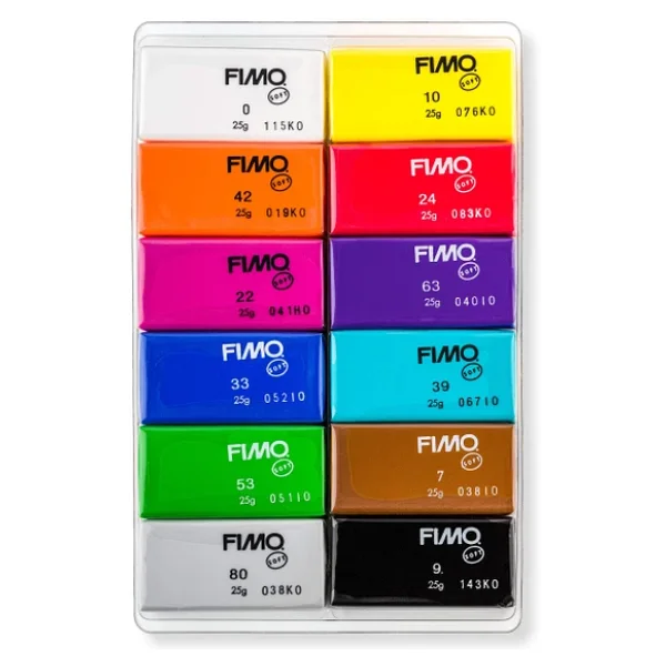Staedtler Fimo 8023 C12-1 Mp Fimo Soft Modelleme Kili Ana Renkler (25 Gr X 12 Blok) - Görsel 4