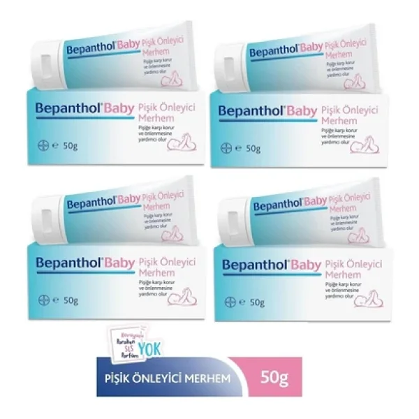 Bepanthol Baby Pişik Kremi 50 Gr 4 Adet - Görsel 4