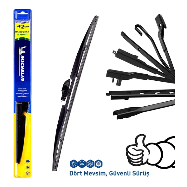Michelin Rainforce Mc19817 430 Mm Universal Hibrit Silecek - Görsel 2