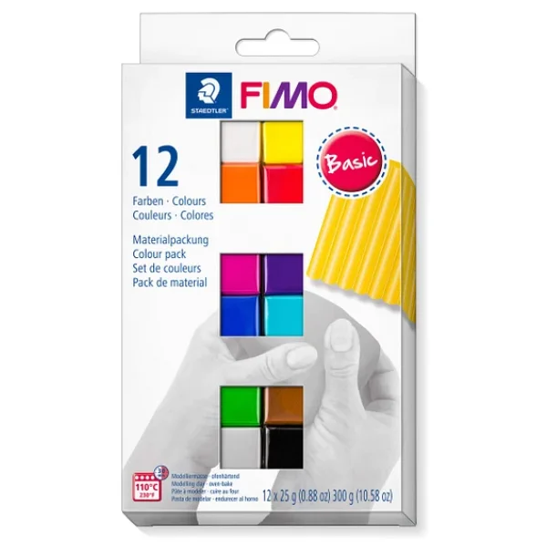 Staedtler Fimo 8023 C12-1 Mp Fimo Soft Modelleme Kili Ana Renkler (25 Gr X 12 Blok) - Görsel 3