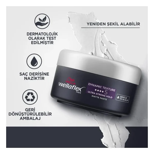 Wella Dynamic Texture Mat 75 Ml Wax - Görsel 5