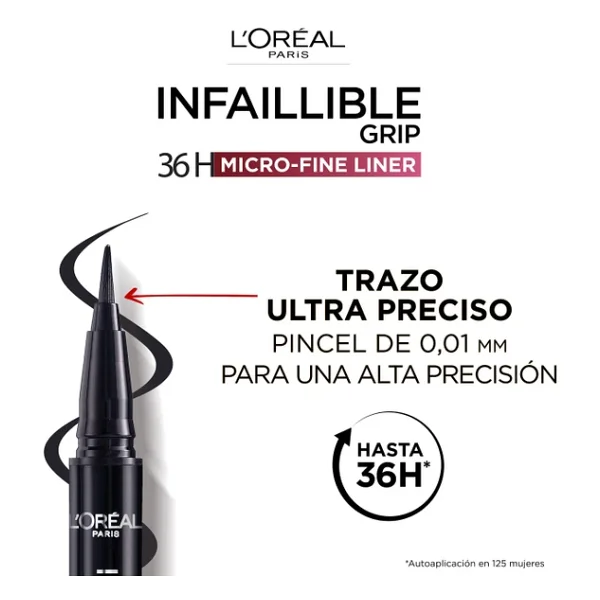 L'oreal Paris Infaillible 36h Grip Micro Fine Eyeliner 05 Sage Green - Görsel 4