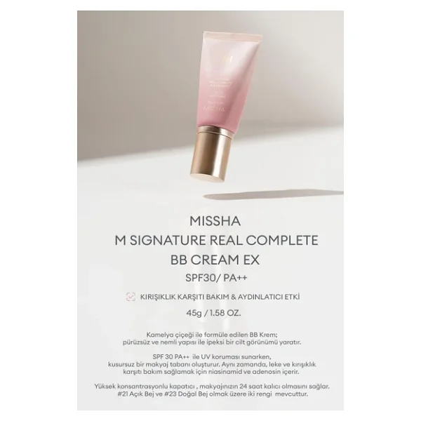 Missha M Signature Real Complete Ex Spf 30 Pa++ 45 Gr Bb Krem - Görsel 6