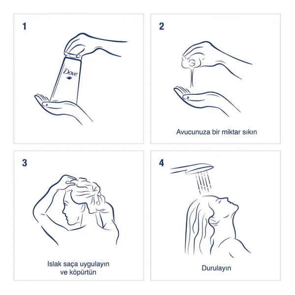 Dove Ultra Care Onarıcı Bakım 400 Ml Şampuan - Görsel 8
