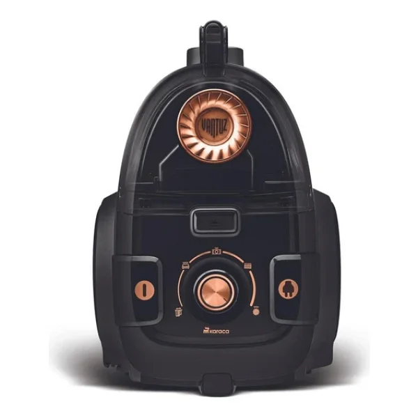 Karaca Vantuz High Force F2 Matte Black Copper 899 W Toz Torbasız Süpürge - Görsel 8