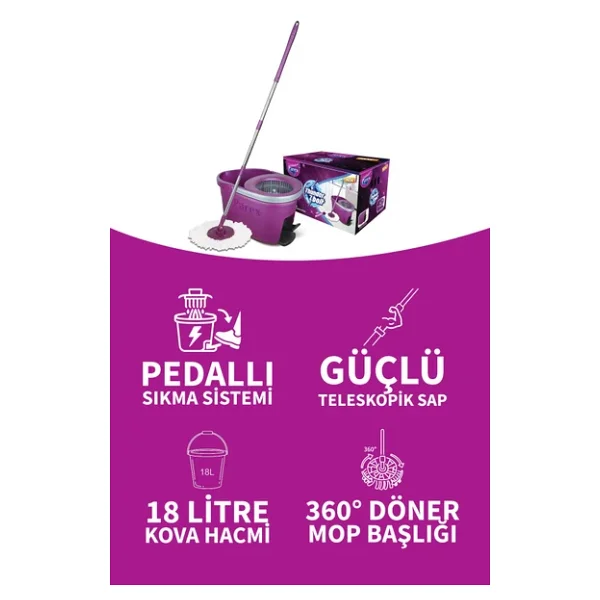 Parex Thunderbolt Pedallı Otomatik Temizlik Seti - Görsel 5