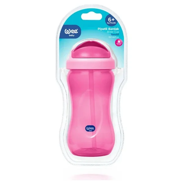 Wee Baby Pipetli Bardak 350 Ml - Pembe - Görsel 8
