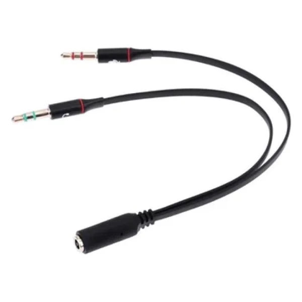 Alfais 4457 Kulaklık Mikrofon Çevirici Ayırıcı Dönüştürücü Çoklayıcı Adaptör - Görsel 7