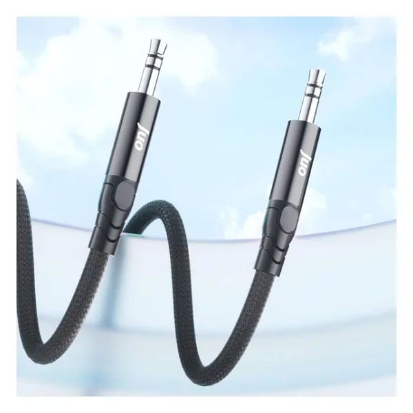 Juo Stereo 3.5mm Trs Jack Örgülü Aux Ses Kablosu 3 Metre - Görsel 5