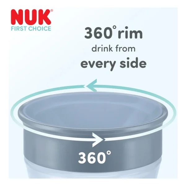 Nuk Magic Sihirli Bardak, 230 Ml, Gri, Mickey - Görsel 3