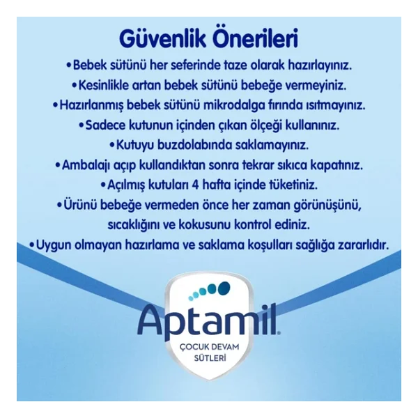 Aptamil 1 Bebek Sütü 1200 Gr 3 Adet - Görsel 8