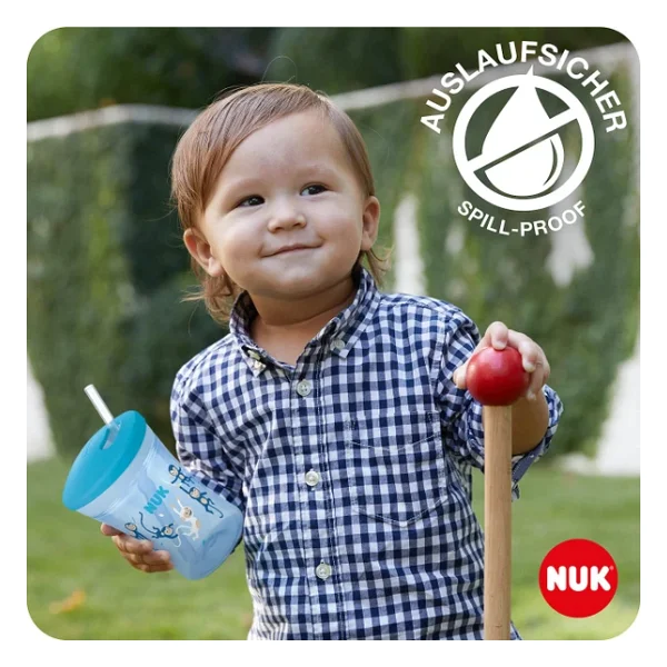 NUK Action Pipetli Bardak, 230 ml, Kedi - Görsel 4