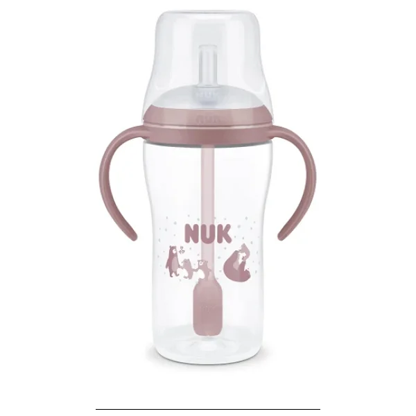 NUK PM Pipetli Alıştırma Bardağı, 260 ml, Pembe - Görsel 4