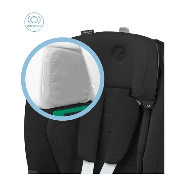 Maxi-Cosi Titan Pro I-Size Isofixli Authentic Black 9-36 Kg Oto Koltuğu - Görsel 7