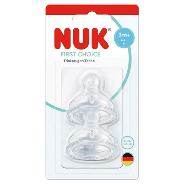 Nuk First Choice Silikon Biberon Emziği, M - Görsel 7