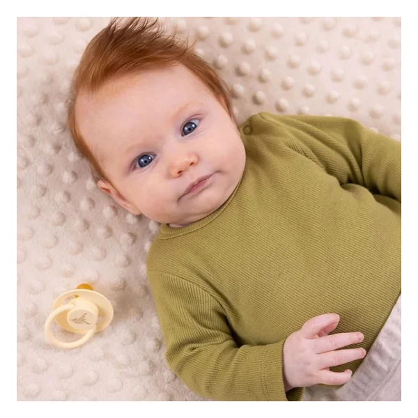 Wee Baby 700 Pure Kauçuk Uçlu No:3 18 Ay+ Emzik Krem - Görsel 7