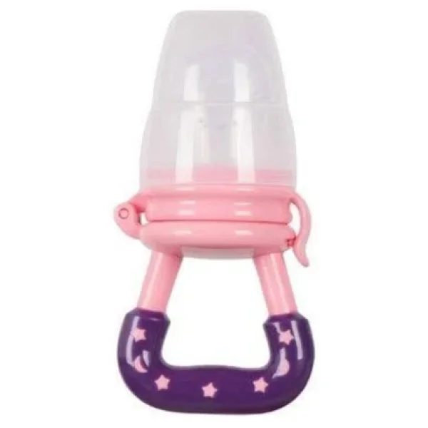 Sevi Bebe Meyve Emziği, Silikon Diş Kaşıyıcı, Pembe-Mor - Görsel 3
