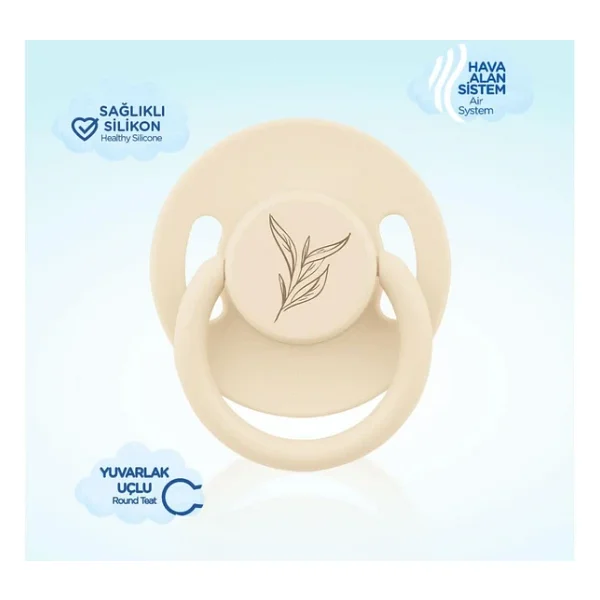 Wee Baby 700 Pure Kauçuk Uçlu No:3 18 Ay+ Emzik Krem - Görsel 5