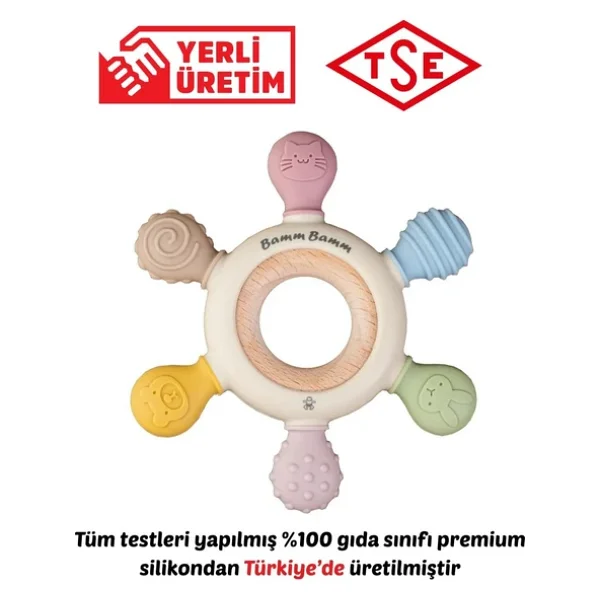 Bamm Bamm Silikon Diş Kaşıyıcı - Görsel 2