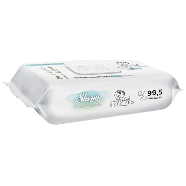 Sleepy Bio Natural 40 Yaprak Islak Mendil - Görsel 3