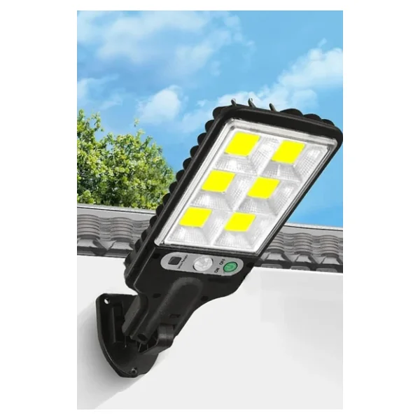 Solar Güneş Enerjili LED Bahçe Aydınlatması 120 Ledli 3 Modlu Hareket Sensörlü Su Geçirmez Lambası - Görsel 9