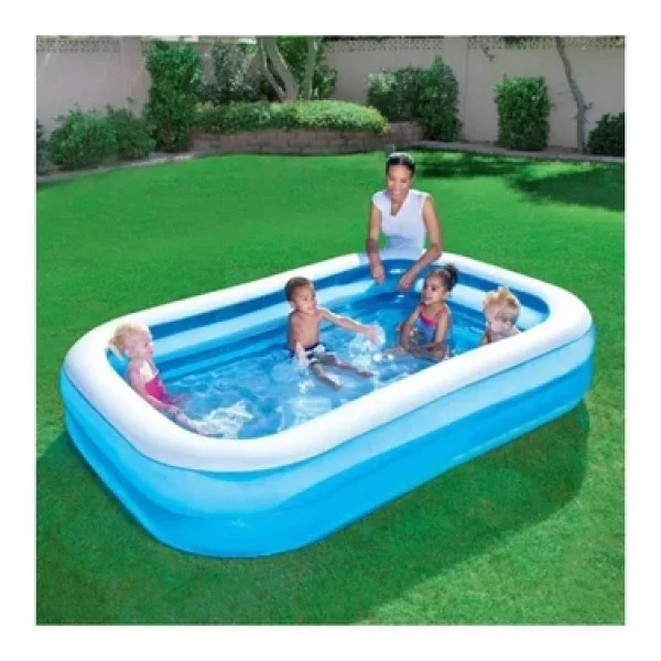 Bestway 12819 211x132x46 Cm Dikdörtgen Büyük Şişme Havuz Seti - Görsel 3