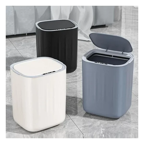 Greentech Sensörlü 28 Litre Çöp Kovası (Şarj Edilebilir Lityum Pilli) / Gt-Sc07s - Görsel 3
