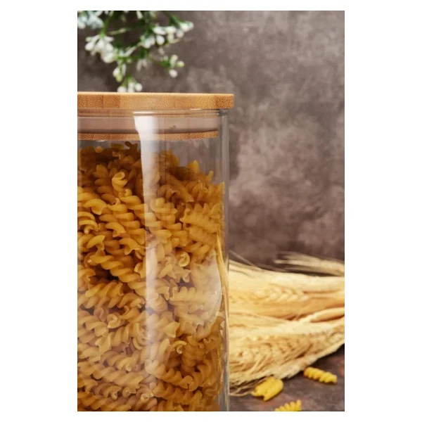 Paşabahçe 43463 Bamboo Kapaklı 1480 Cc Kavanoz - Görsel 6