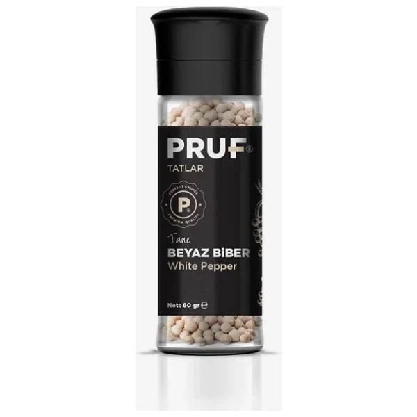 Pruf Tane Beyaz Biber 60 Gr - Görsel 4