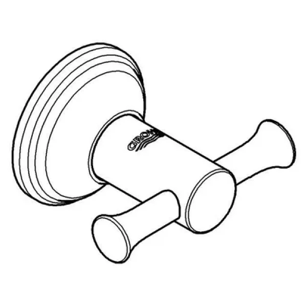 Grohe Essentials Authentic 40656001 Havlu Bornoz Askılığı - Görsel 5