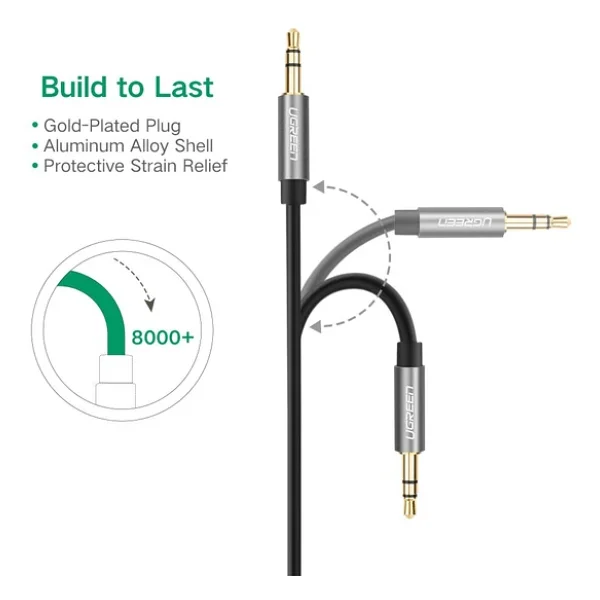 Ugreen Av119 1 M 3.5mm Aux Ses Kablosu - Görsel 5
