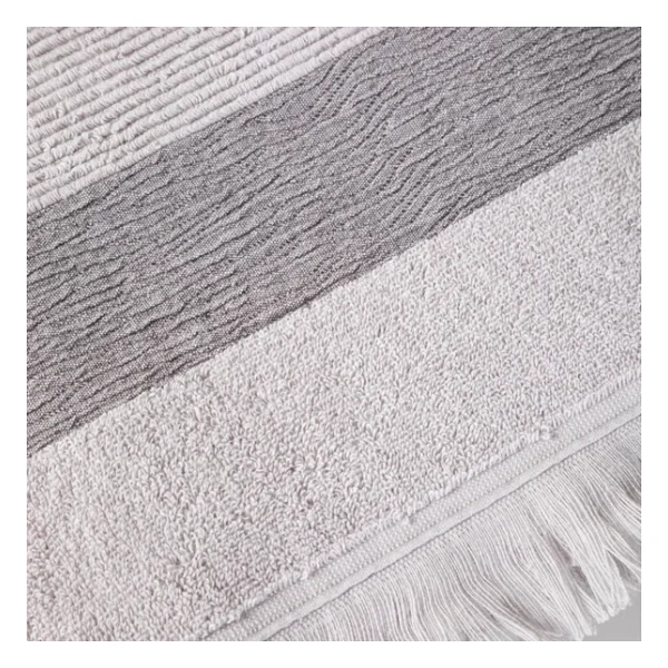 Borla Gri Banyo Havlusu 90x150 - Görsel 3