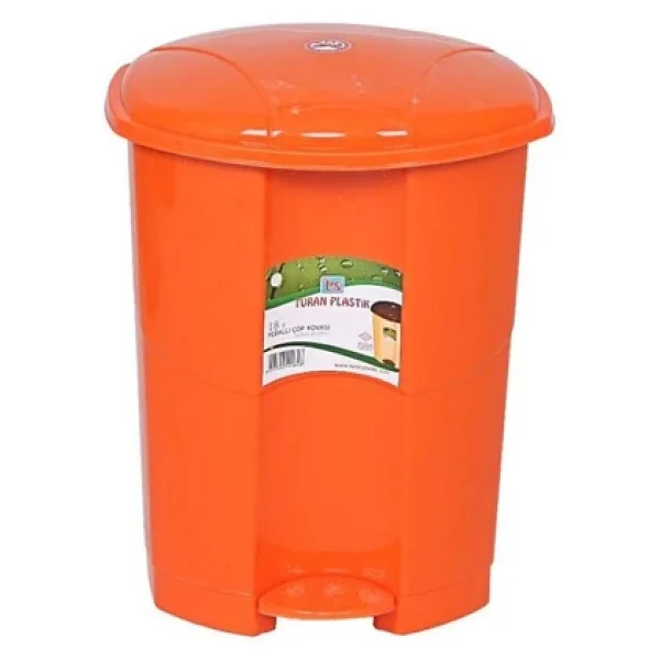 Smartware 18 Lt Pedallı Çöp Kovası (10191) Beyaz - Görsel 4