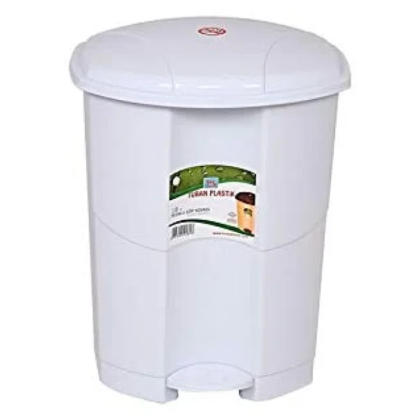 Smartware 18 Lt Pedallı Çöp Kovası (10191) Beyaz - Görsel 3
