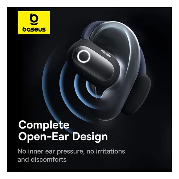 Baseus Eli Sport 1 TWS Siyah Open Ear Bluetooth Kulaklık - Görsel 2